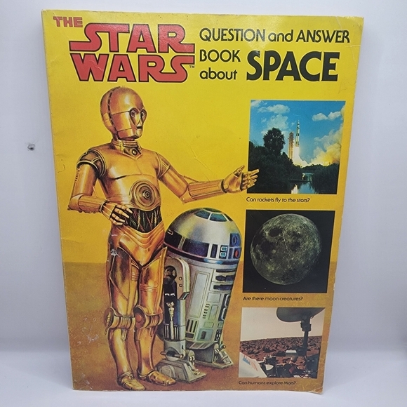 Star Wars Other - The Star Wars Question and Answer Book About Space Paperback Book Vintage
